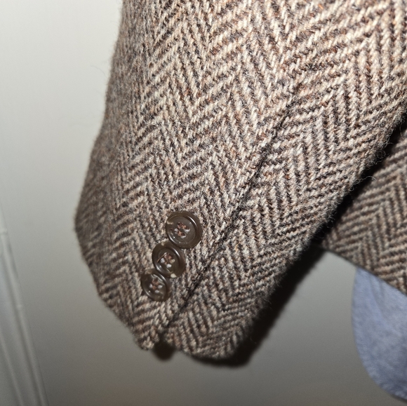 Vintage Harris Tweed Wool Blazer, Womens - Picture 3 of 12